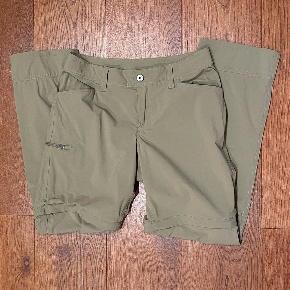 LL Bean Zip-off pants No- Fly Zone 2 khaki